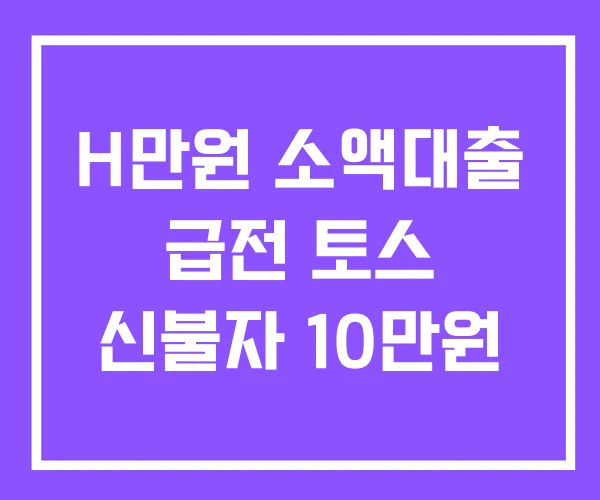 h만원 소액대출 급전 토스 신불자 10만원 h만원 소액대출 급전 토스 신불자 10만원