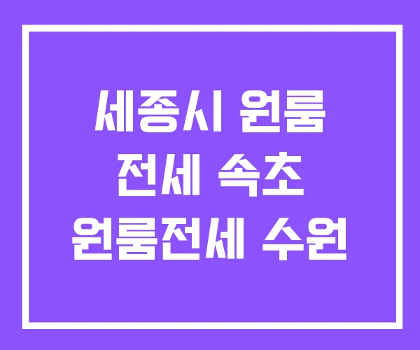 세종시 원룸 전세 속초 원룸전세 수원