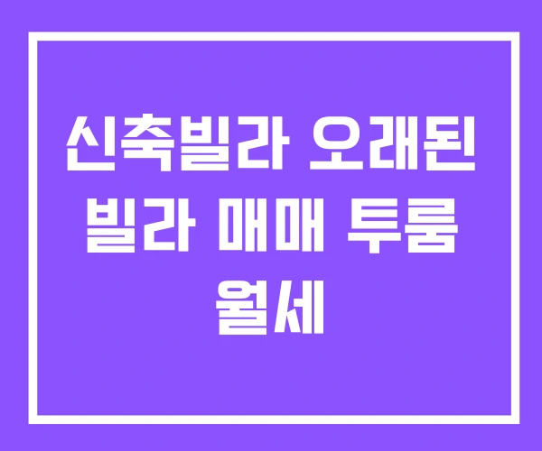 신축빌라 오래된 빌라 매매 투룸 월세 신축빌라 오래된 빌라 매매 투룸 월세