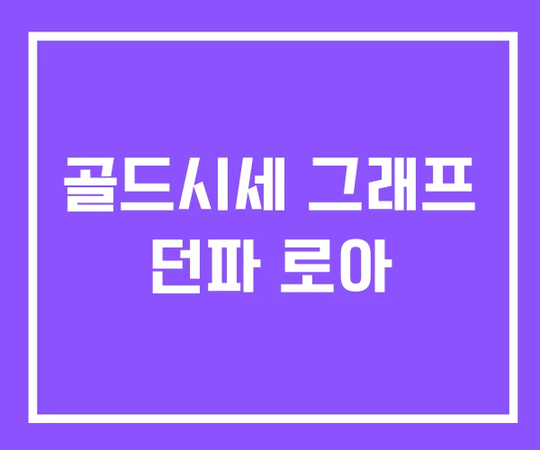 골드시세 그래프 던파 로아