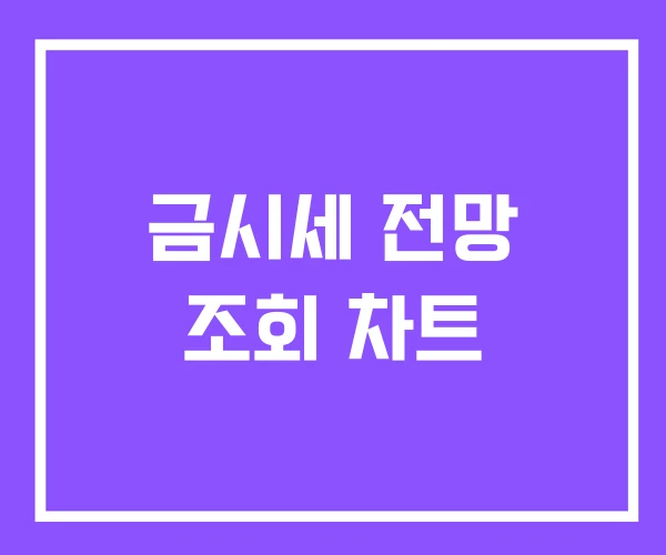 금시세 전망 조회 차트