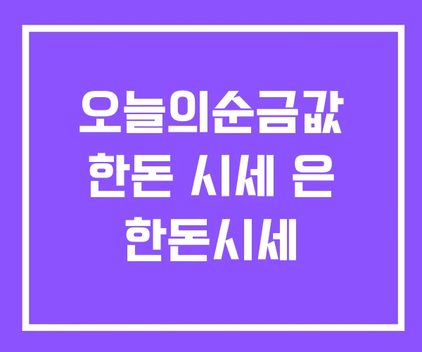 오늘의순금값 한돈 시세 은 한돈시세 오늘의순금값 한돈 시세 은 한돈시세