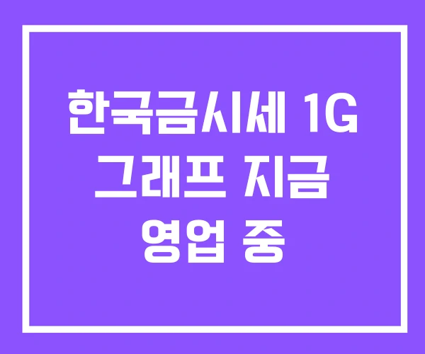 한국금시세 1G 그래프 지금 영업 중 한국금시세 1G 그래프 지금 영업 중