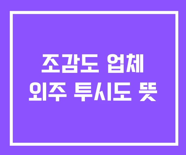 조감도 업체 외주 투시도 뜻