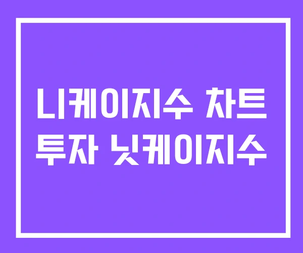 니케이지수 차트 투자 닛케이지수