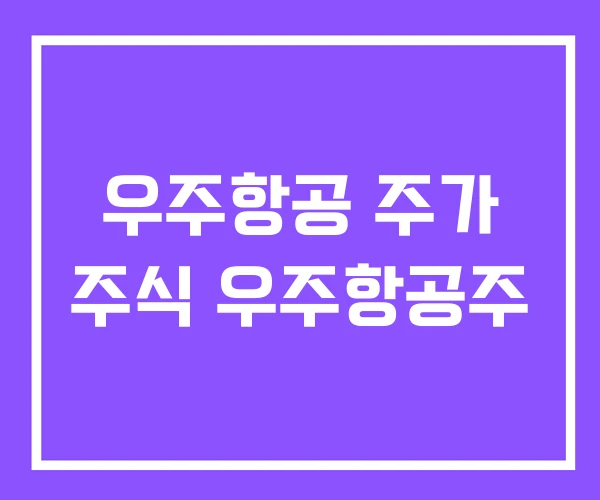 우주항공 주가 주식 우주항공주 우주항공 주가 주식 우주항공주